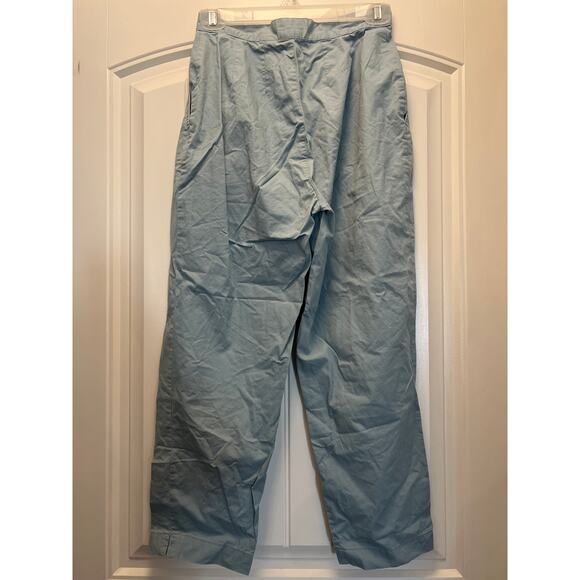 Gap Women’s Cotton High Waisted Twill Wide Leg Pants Size 6‎ Blue Work Office - Picture 3 of 4